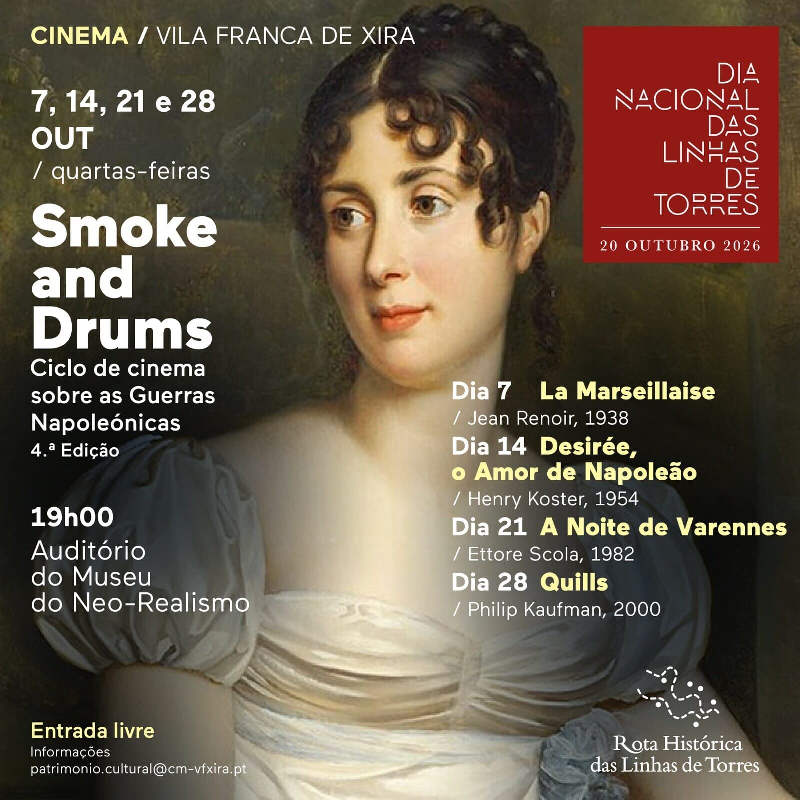 4.ª edição do ciclo de cinema “Smoke and Drums” - Exibição de La Marseillaise