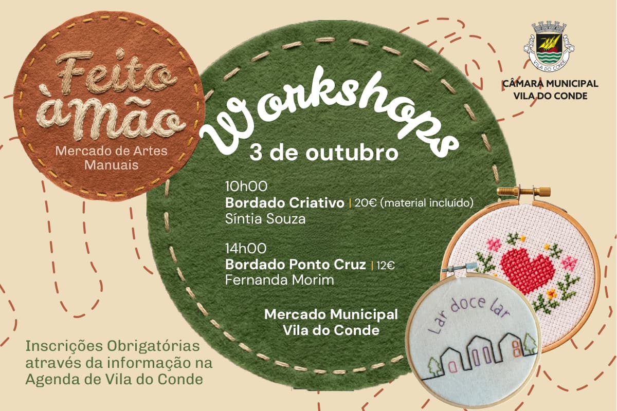 Workshops | Mercado de Artes Manuais - Feito à Mão