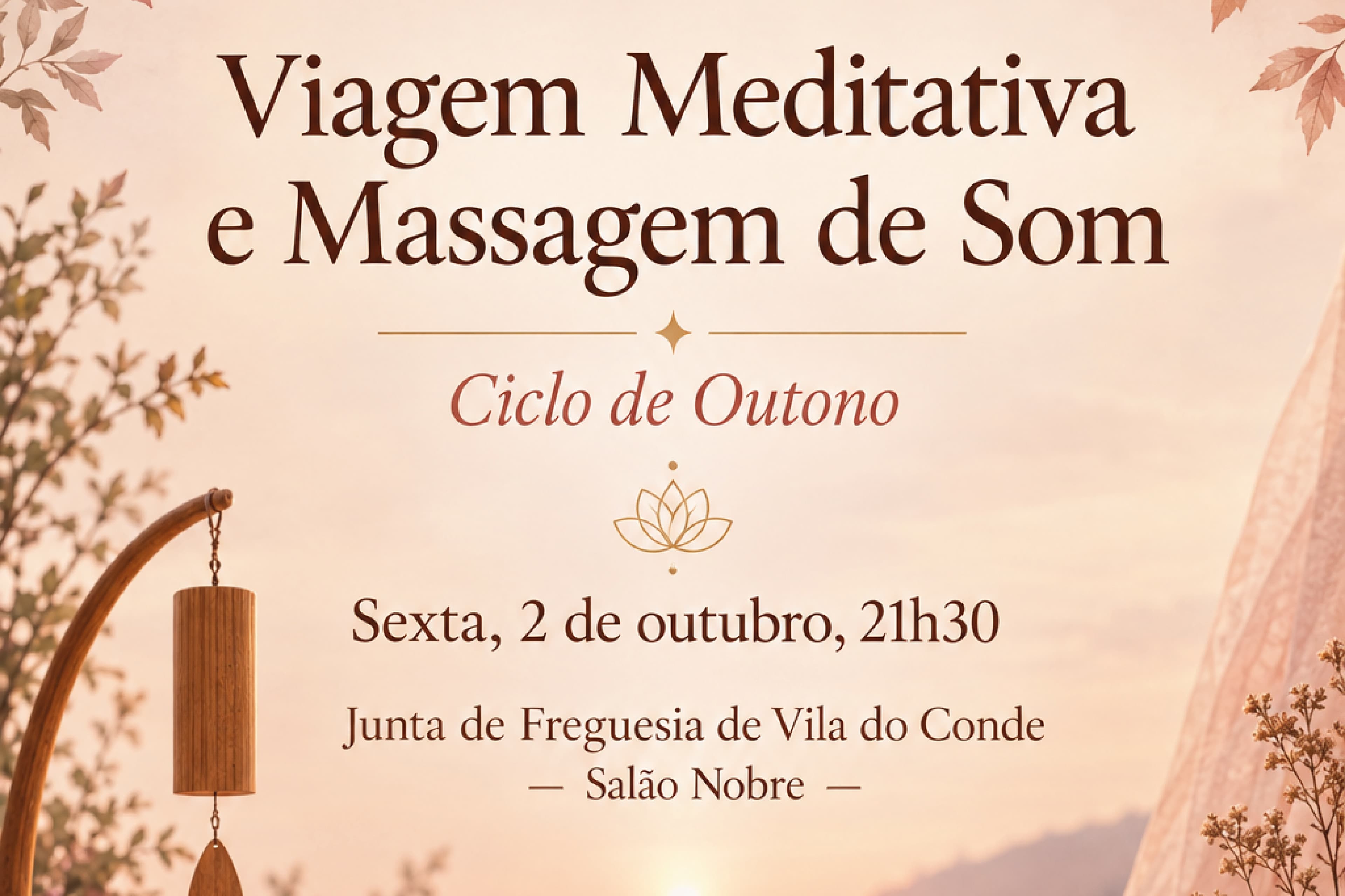 Viagem Meditativa e Massagem de Som