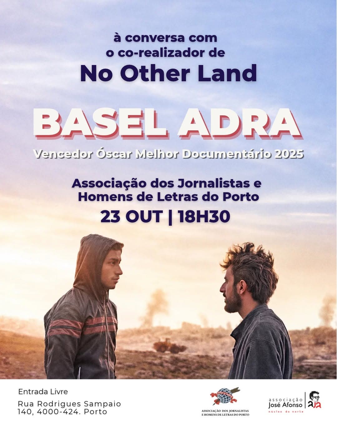 Conversa com Basel Adra