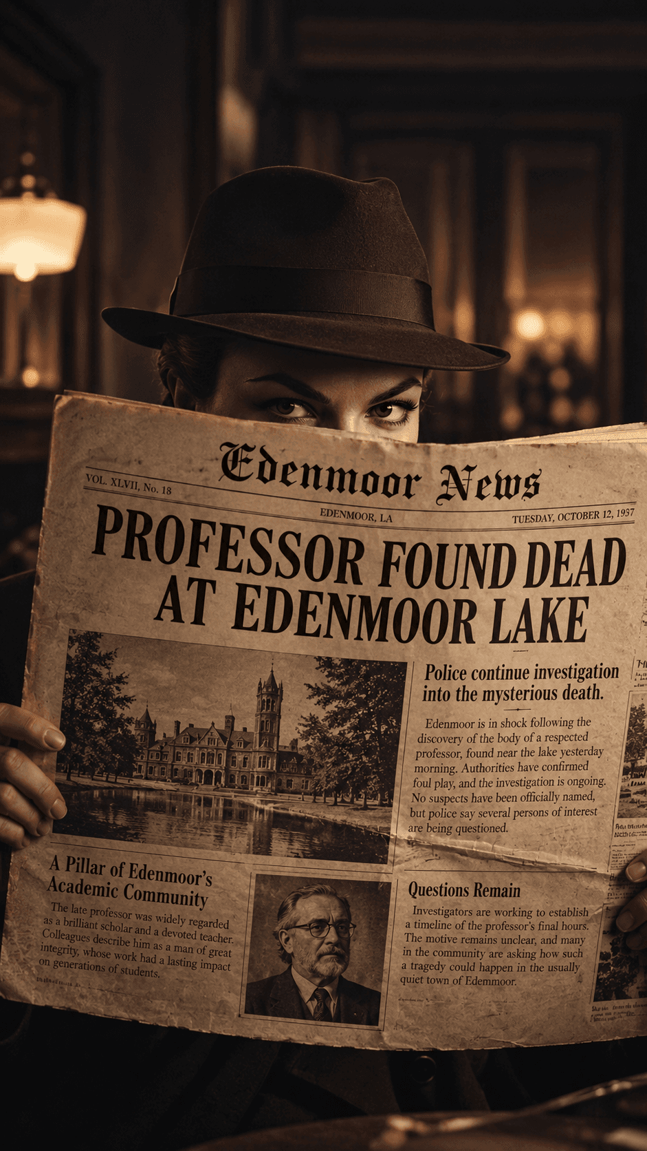 The Edenmoor Case: #2 — The Late Professor