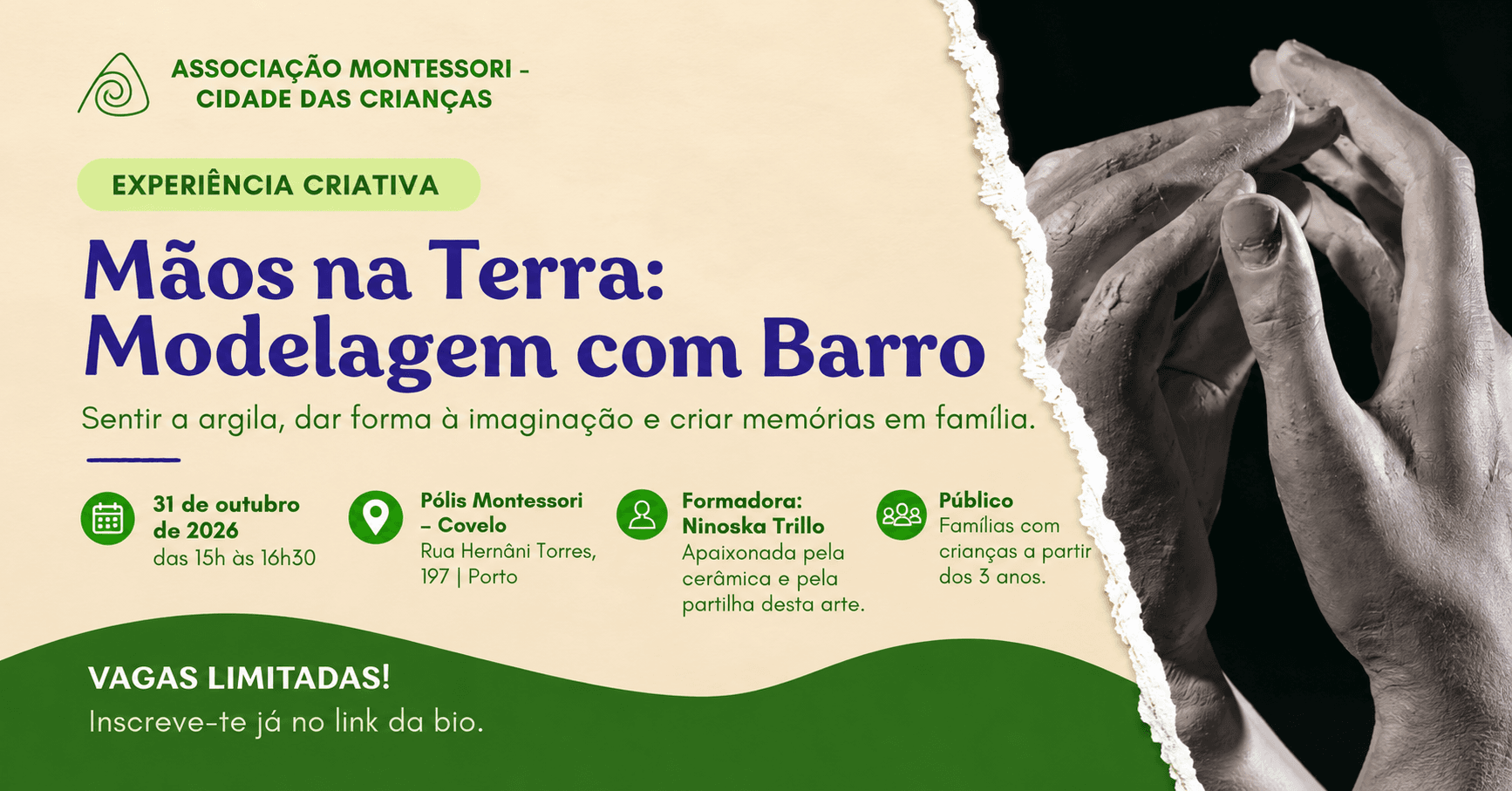 Mãos na Terra: Modelagem com Barro