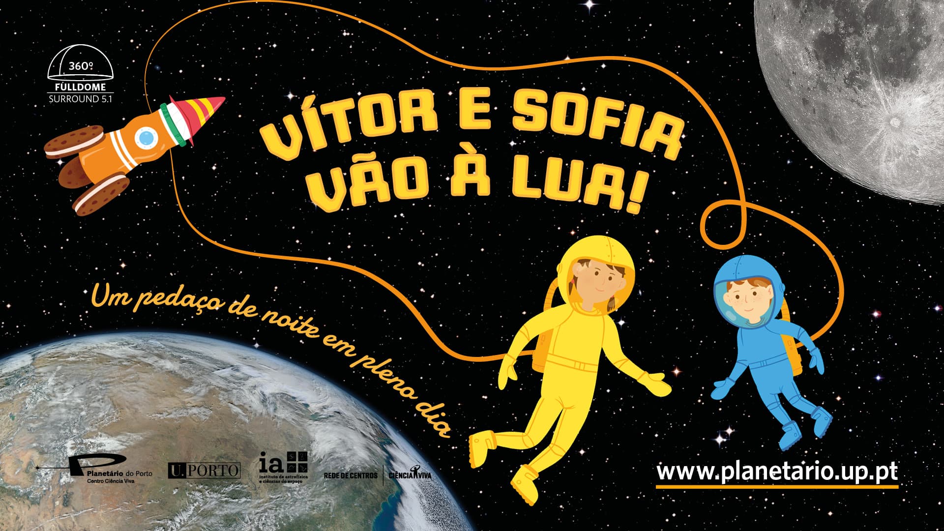 Vitor e Sofia vão à Lua