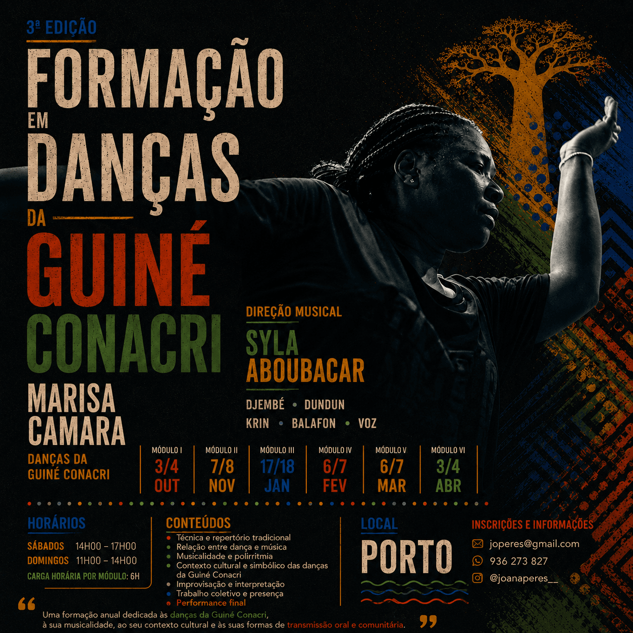 Danças da Guiné-Conacri, com Mah Camara