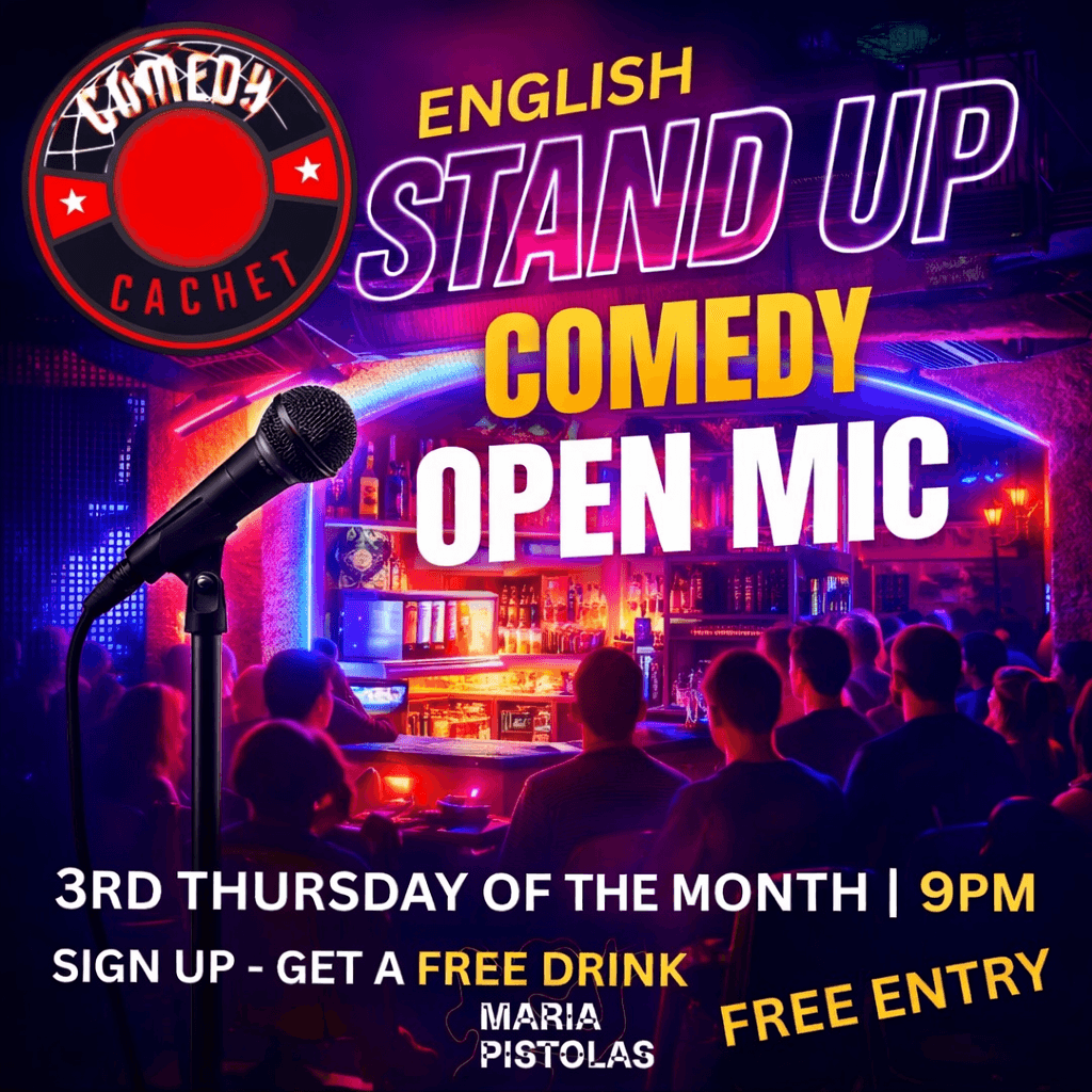 Comédia stand-up em inglês