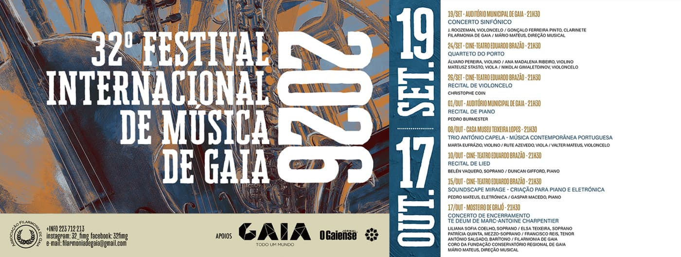 32º Festival Internacional de Música de Gaia