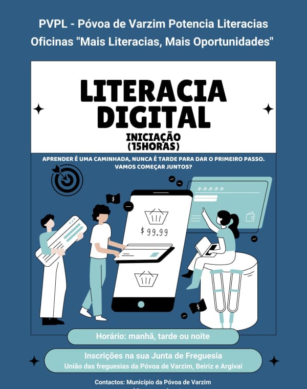Oficinas: “Literacia Digital – Iniciação”
