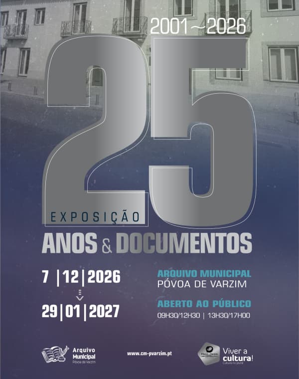 Exposição “25 anos & 25 documentos”