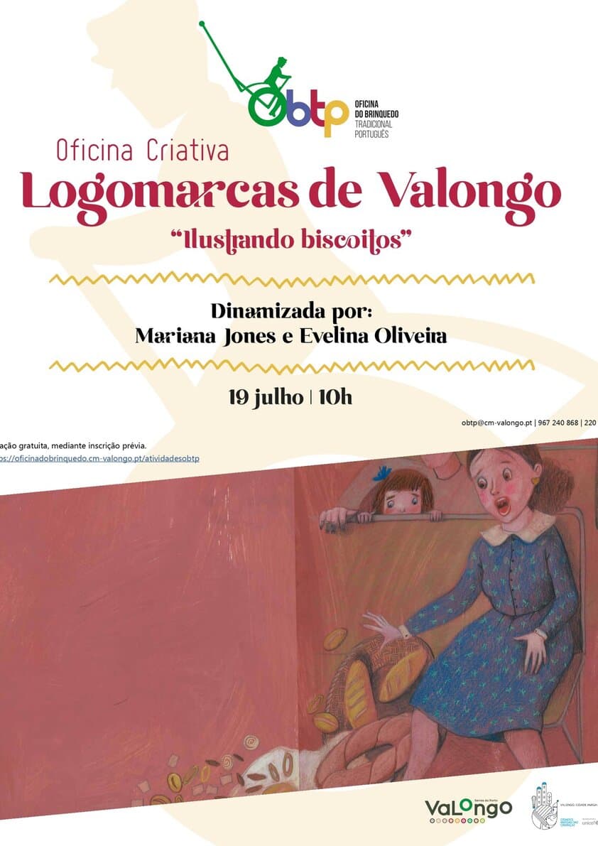 A Oficina do Brinquedo Tradicional Português acolhe a oficina criativa 'Ilustrando biscoitos!'